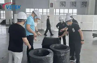 Veteksemicon को कार्बन फाइबर उत्पादन कारखाना भ्रमण गर्न ग्राहकहरूलाई स्वागत छ